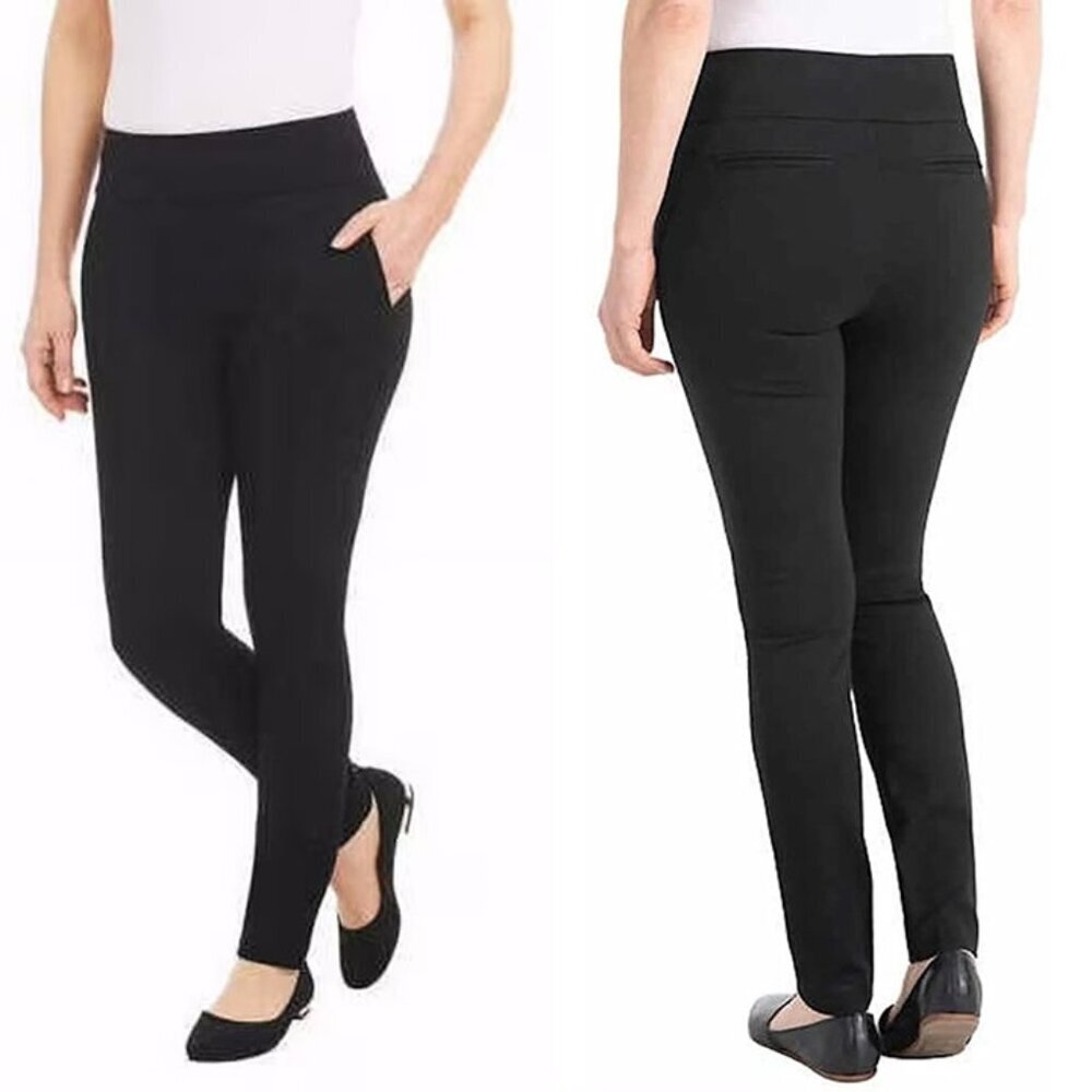 NWT New Dalia Black Lightweight Pull-On Pants Size XXL